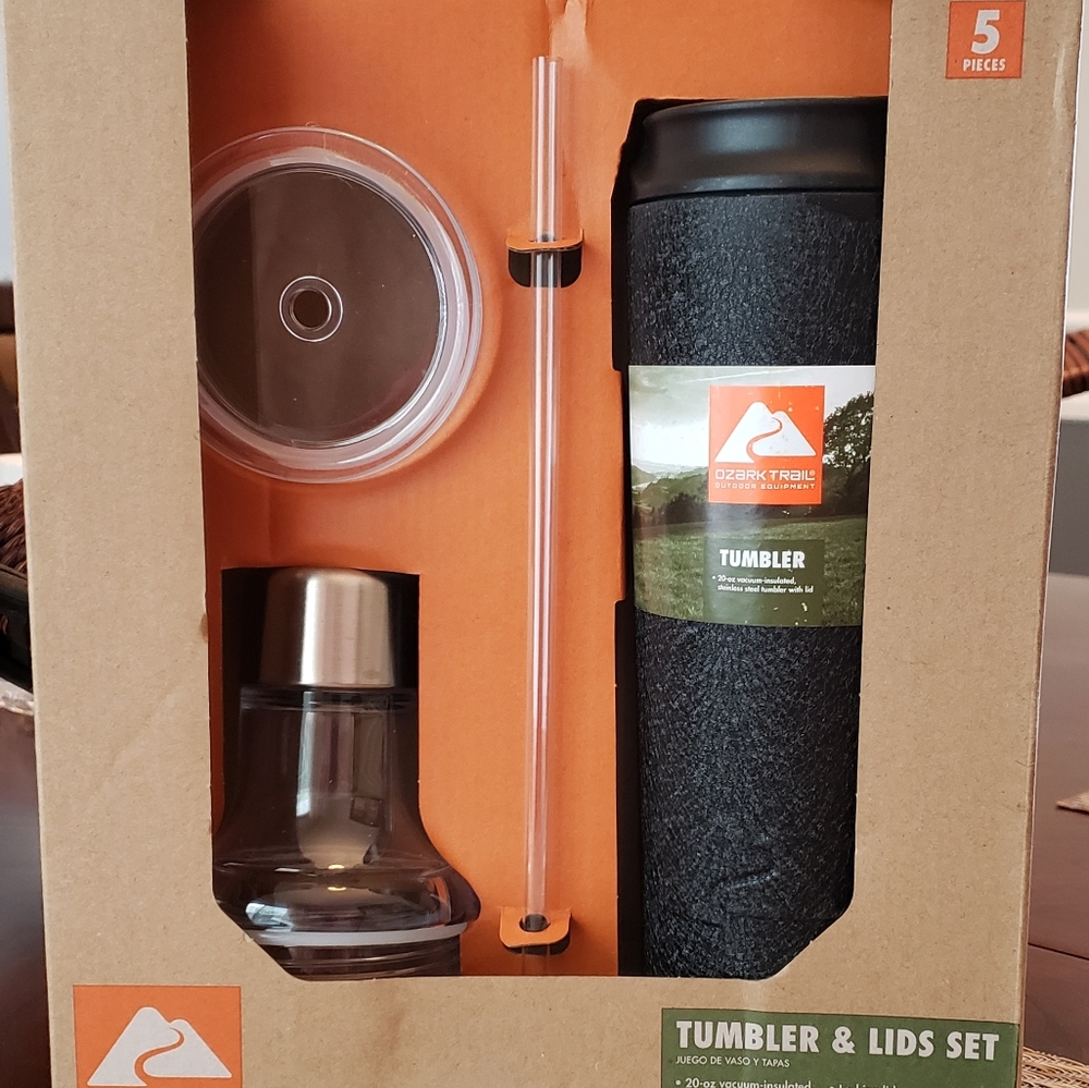 Ozark tumbler and lids set 20oz